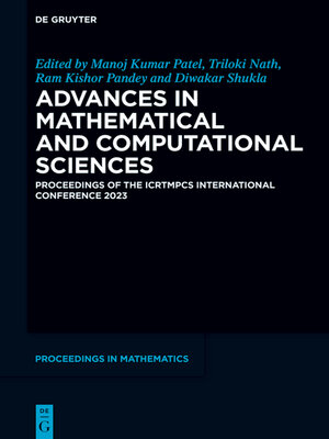 cover image of Advances in Mathematical and Computational Sciences
